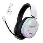 Onikuma GT836 4-Mode Vezeték Nélküli Gamer Headset - Fehér
