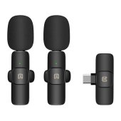 Puluz PU3151B Vezeték nélküli Lavalier Mikrofon USB-C csatlakozóval