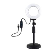 Puluz PU391 LED Gyűrűs Lámpa állítható állvánnyal