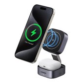 UGREEN W702 2 az 1-ben vezeték nélküli töltőállomás iPhone és AirPods készülékekhez