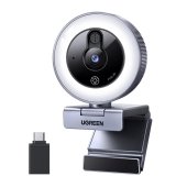 UGREEN CM910 2K Webkamera beépített mikrofonnal és LED világítással