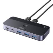 UGREEN CM662 USB 3.0 Switch 2x4 - Fekete - USB elosztó/HUB