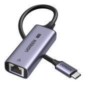 UGREEN CM648 USB-C - RJ45 2.5G Ethernet Adapter - Szürke - Hálózati eszköz/Router