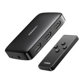 UGREEN CM332 HDMI Switch 3 az 1-ben 4K 30Hz - Fekete - Video adapter / KVM / HDMI eszköz
