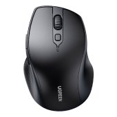 UGREEN MU101 Ergonomikus vezeték nélküli egér fekete színben