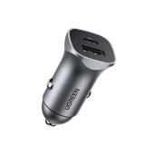 UGREEN CD130 30W USB-A és USB-C autós gyorstöltő