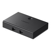 UGREEN USB 2.0 2x1 Megosztó Kapcsoló - Fekete