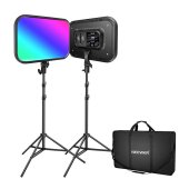 Neewer RGB168 LED Videólámpa Szett - 2 db - Studiófelszerelés