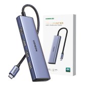 UGREEN CM511 6 az 1-ben USB-C - HDMI adapter és elosztó
