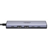 UGREEN CM511 6 az 1-ben USB-C Hub 4K HDMI és 100W PD támogatással
