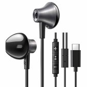 UGREEN EP106 Vezetékes Fülhallgató - Fekete - USB-C - Headset